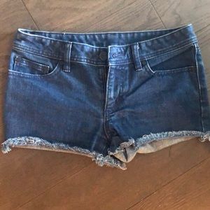 Tory Burch Blue Jean cut-off shorts size 26